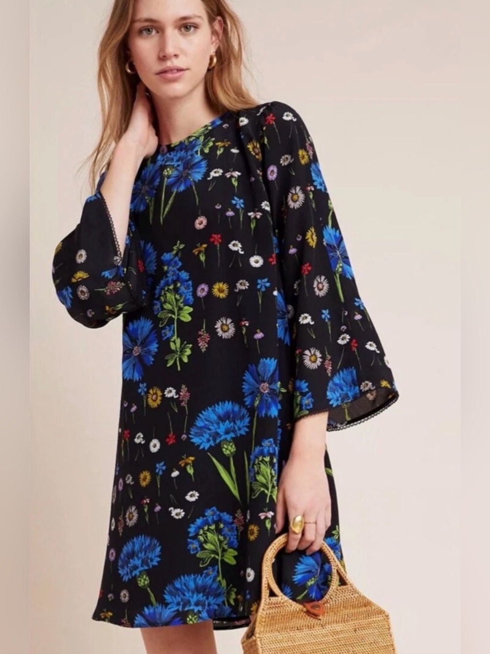 MAEVE By Anthropologie Lucinda Silk Dress
